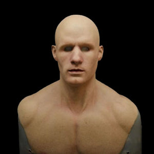 Hyper Realistic Silicone Elderly Mask marnetic