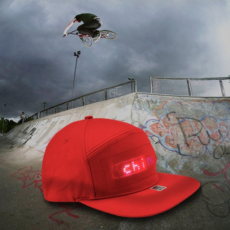 LumiCap – Dynamic LED Pixel Display Hat
