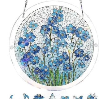 EmeraldFlame –  Acrylic 80 Pcs Suncatcher Puzzle