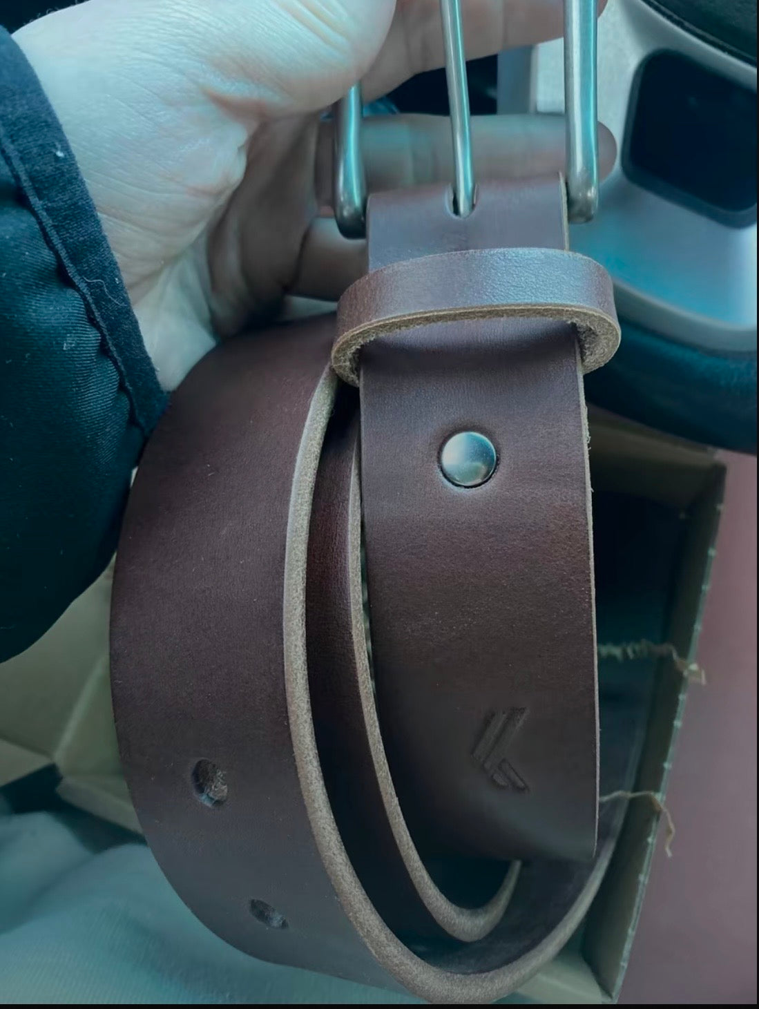 TRUEGRIT - Classic Hand-Stitched Leather Belt of Unmatched Strength