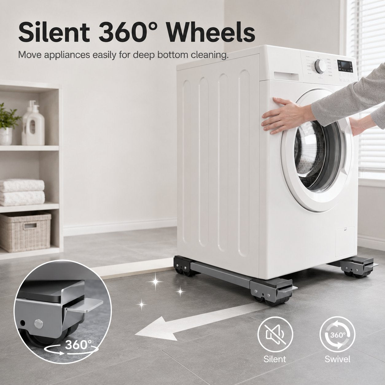 HomeRoll – Universal Rolling Appliance Base