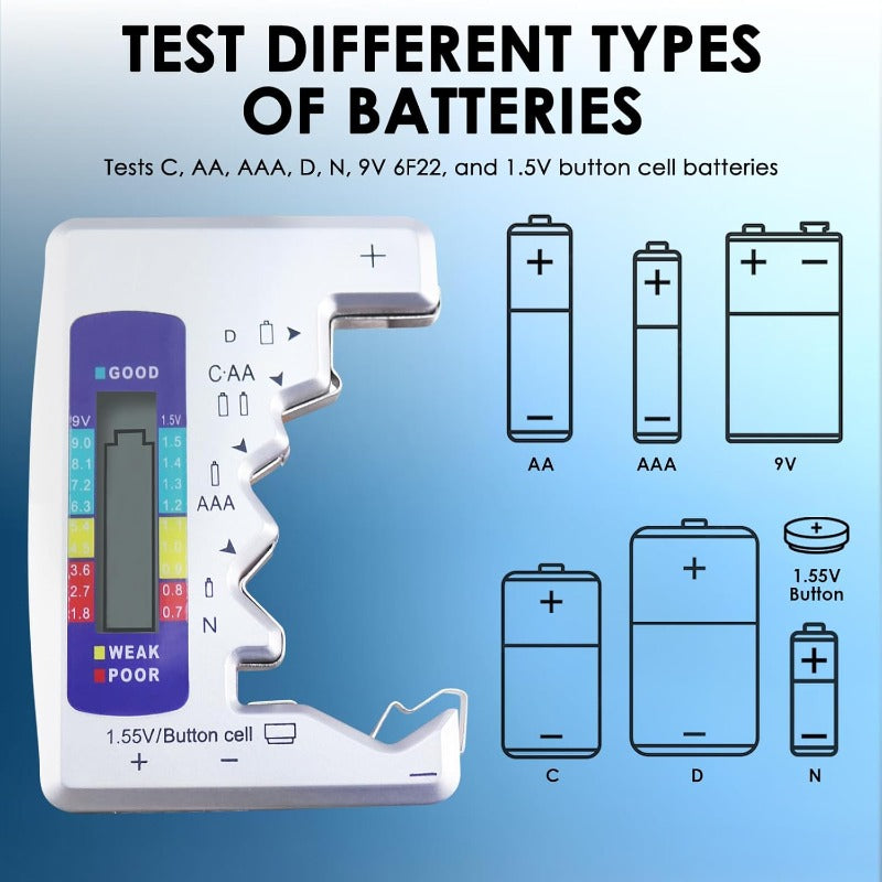 PowerCheck – Digital Battery Tester