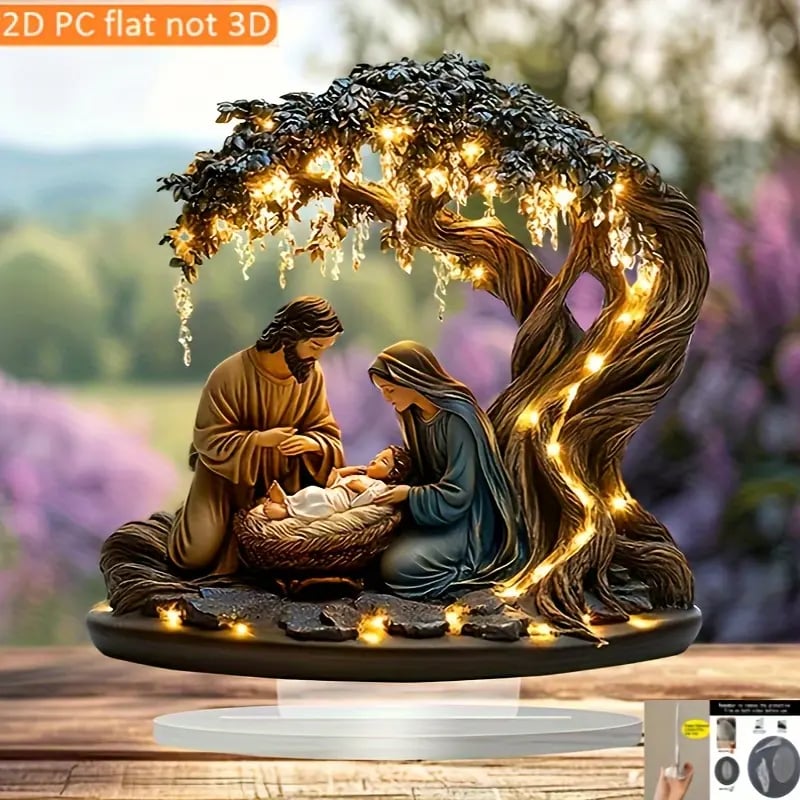FaithLight - Luminous Nativity Scene