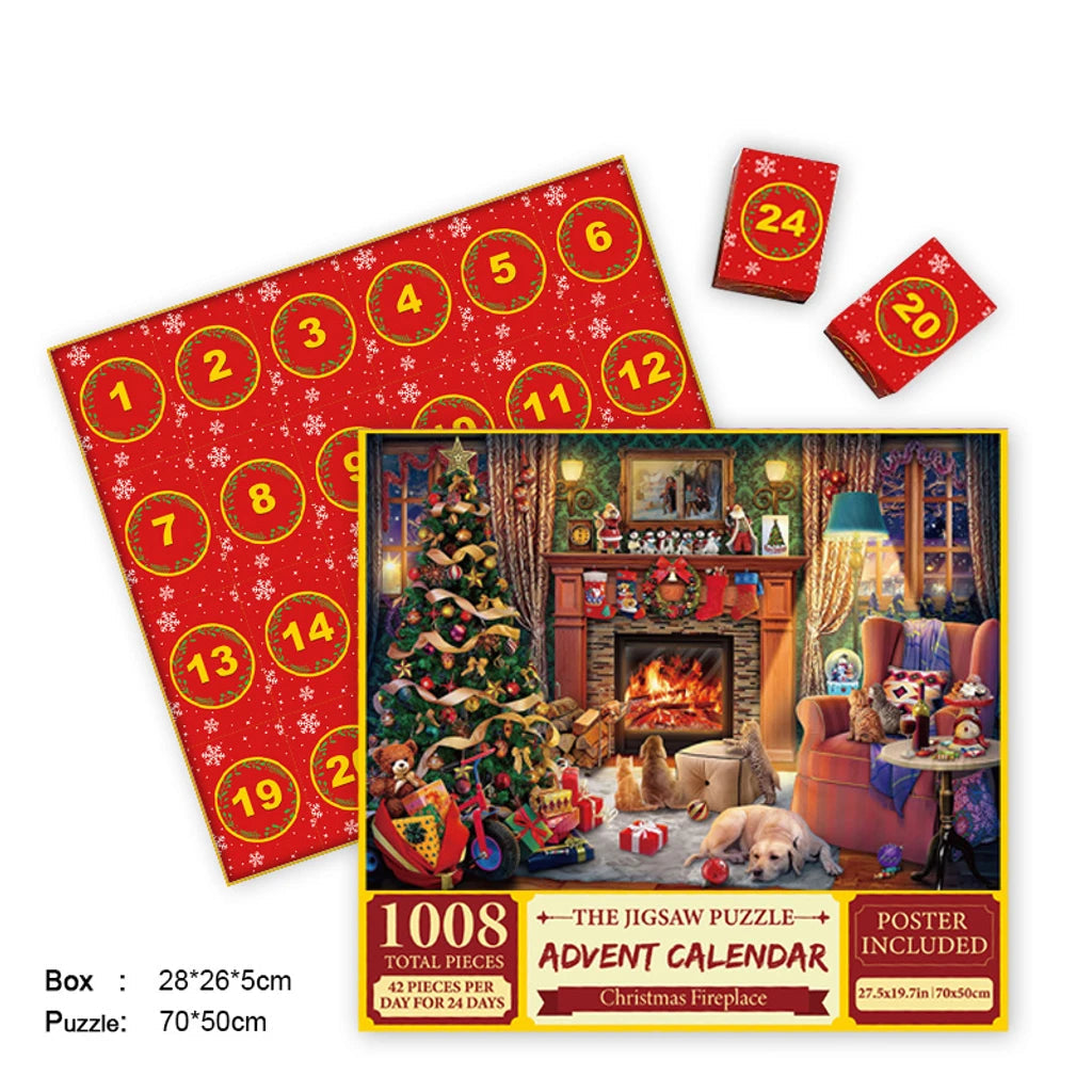 Merry Jigsaw Advent Calendar Puzzle Marnetic