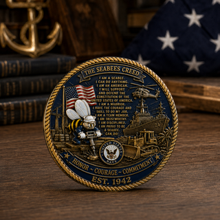 ValorMint – Premium U.S. Navy Seabees Challenge Coin