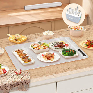 Foldable Silicone Fast Heating Food Electric Warming Tray marnetic