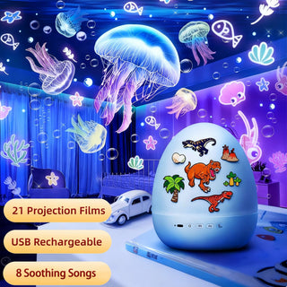 DinoGlow – Dinosaur Egg Night Light Projector