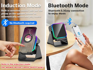 BeatBeam - Wireless Speaker, RGB Lights & Power Bank Stand