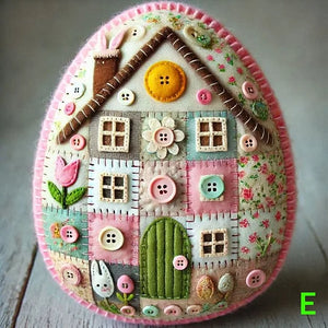 EggNest – Patchwork Felt DIY House Kit