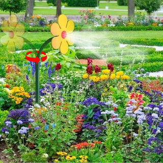 GardenGiggle - Rotating Daisy Lawn Sprinkler – Fun for Kids & Pets