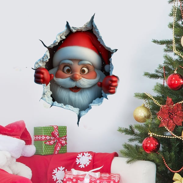 FestiveFun – 2D Creative Christmas Wall Stickers
