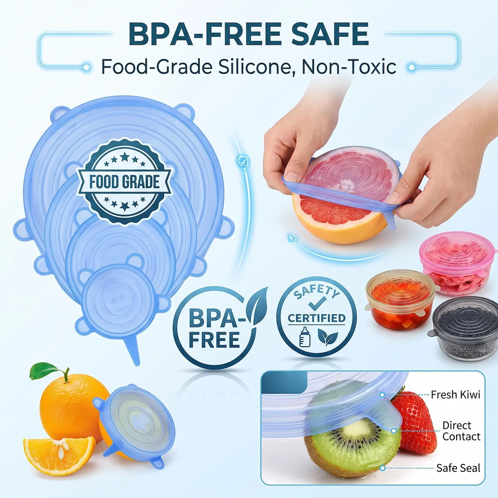SealFlex – Reusable Silicone Stretch Lid Set