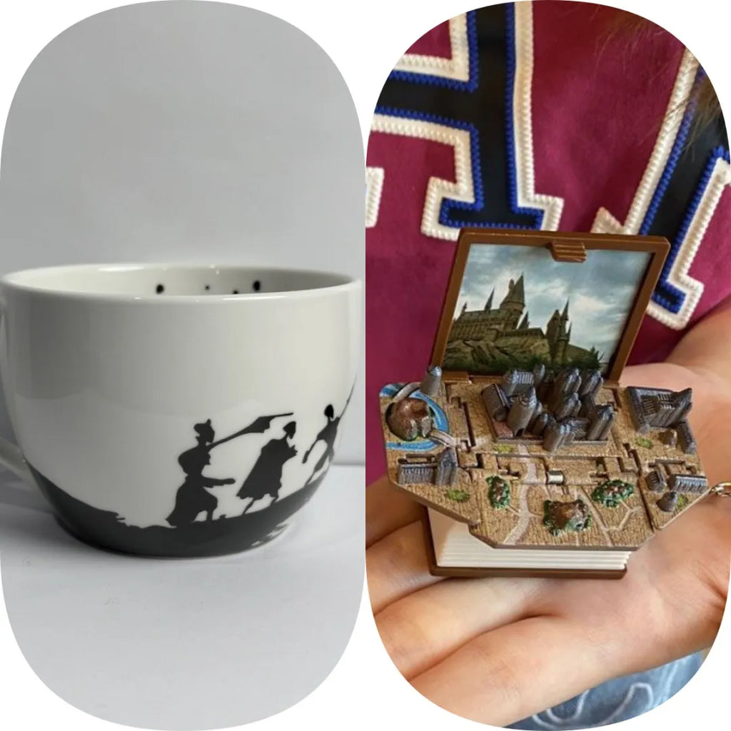 InkCharm – Hand-Drawn Peverell Brothers Mug