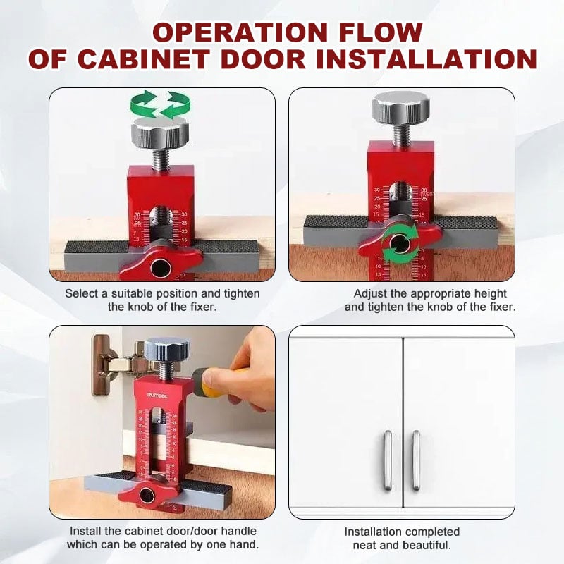 FitLock – Accurate Cabinet Door Mounting Clamp