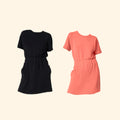 Combo 2 (Black+Sunset Peach)