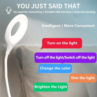 VocaLite - Smart Dimmable Gooseneck Desk Lamp