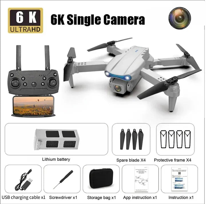 FalconX – Professional 4K Drone with Obstacle Avoidance