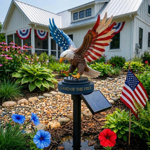 PatriotFlame – Solar Eagle Yard Stake
