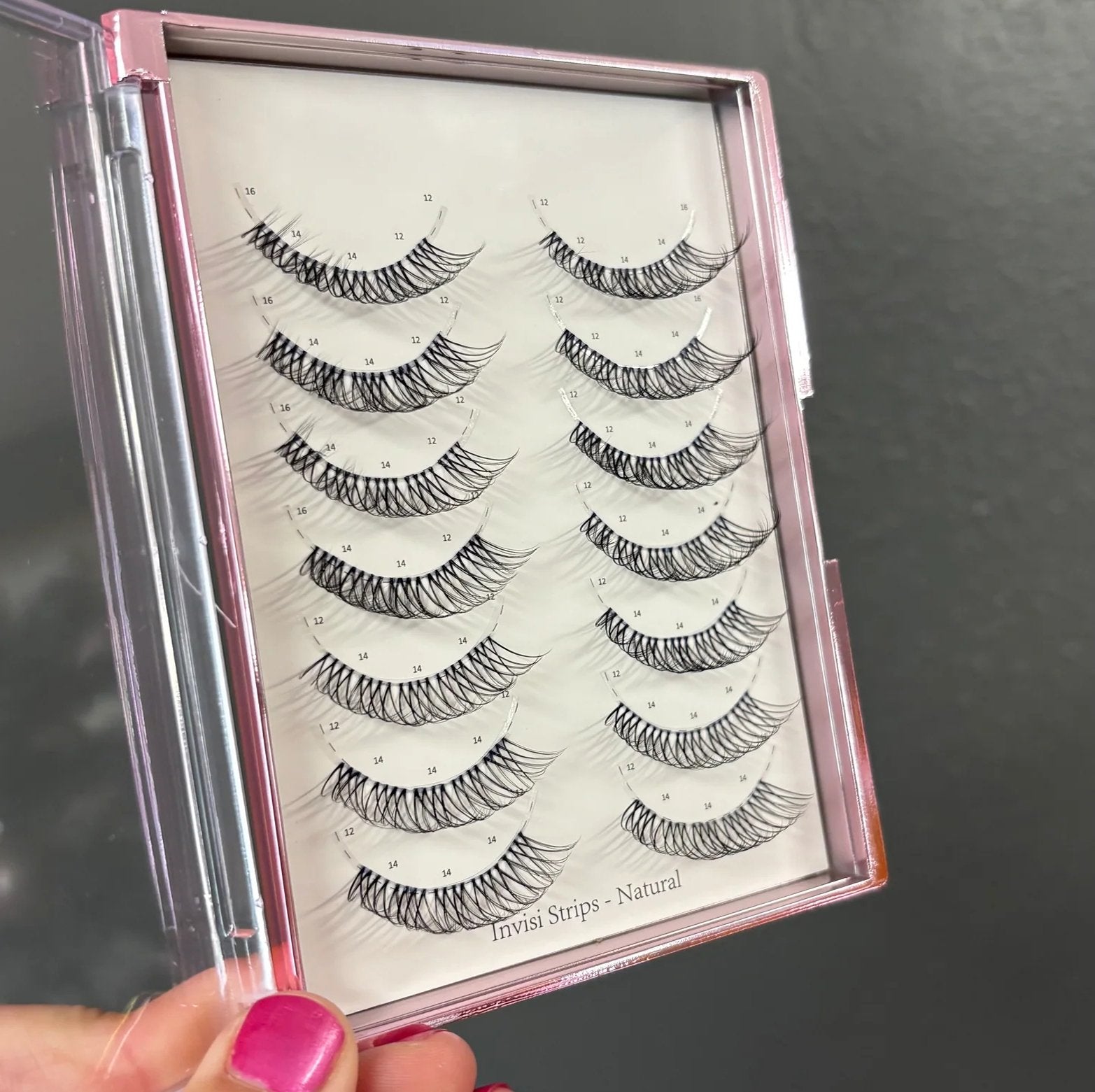 Invisi-strip Lashes 7 Pairs Pre-Mapped Strips Ultra Thin Design