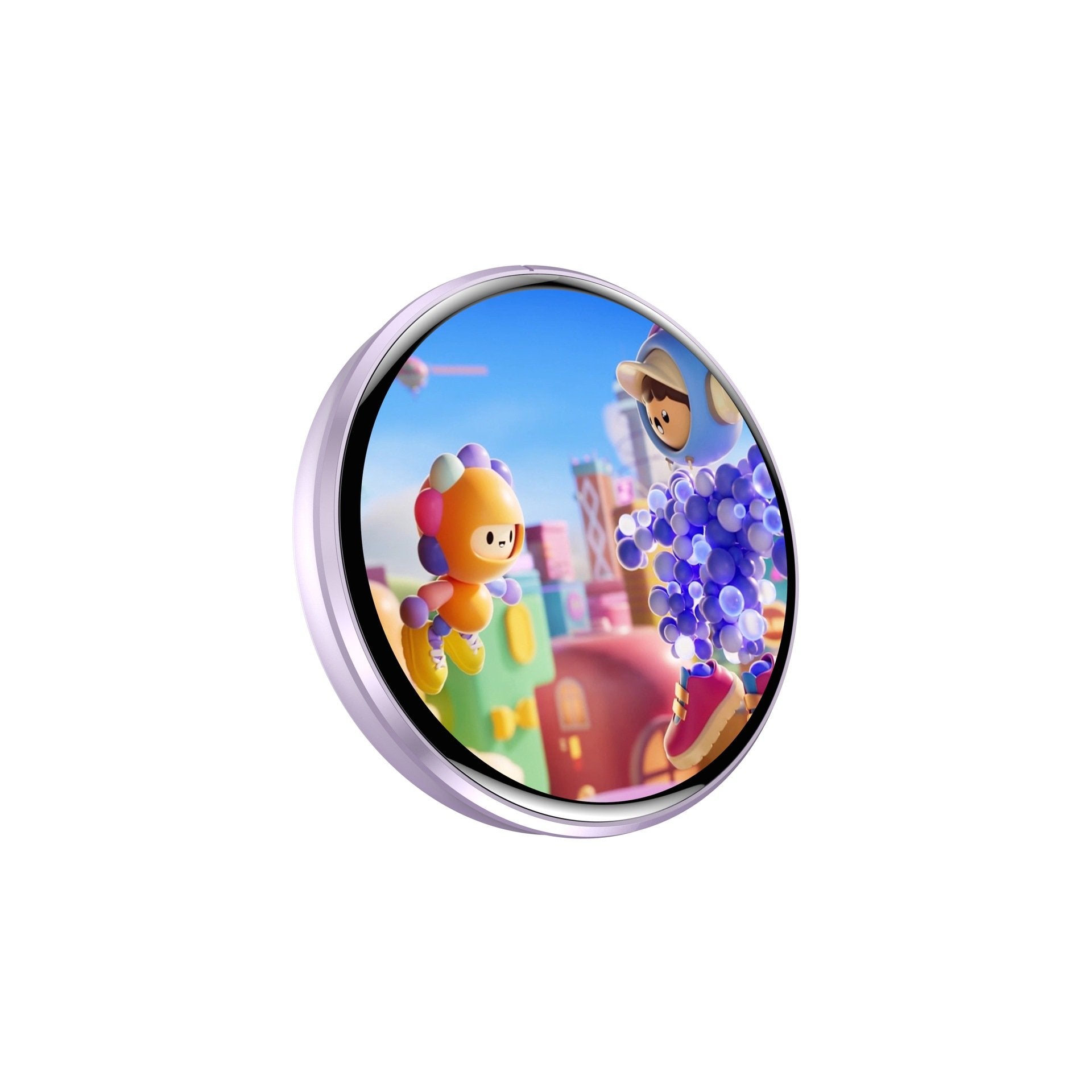Digital Badge Photo Video GIF Display Screen Pins Pixel Touchscreen Lightweight 500mAh