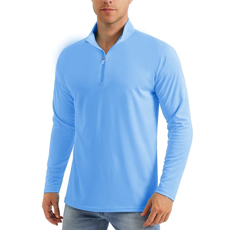 🎁Last Day Promotion 49% OFF🔥Men's 1/4 Zip Shirt UPF 50+ Quick Dry Lightweight Long Sleeve