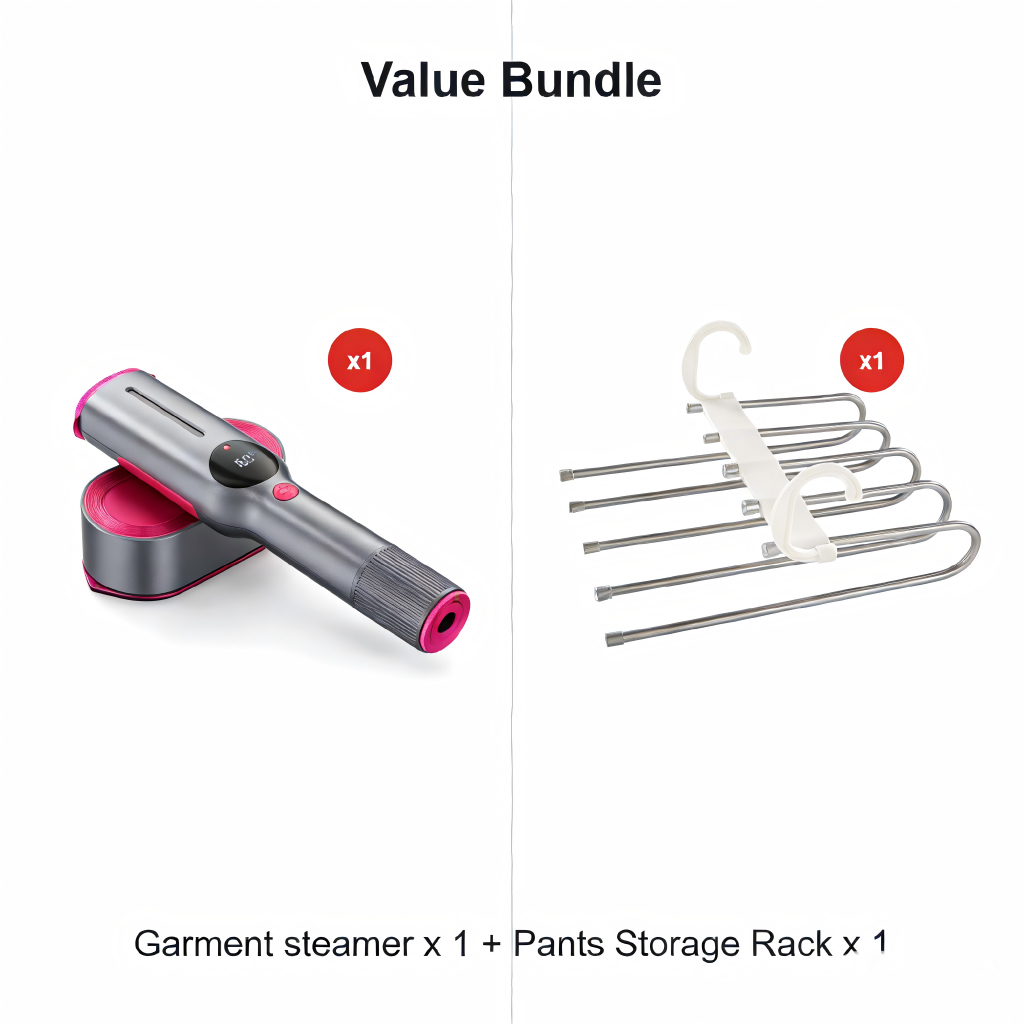 IronFlow – Rapid Heat 2-in-1 Clothes Steamer