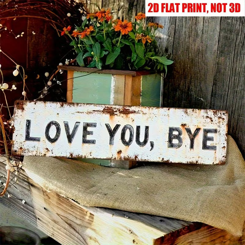 HeartFarewell – Vintage Metal Wall Sign