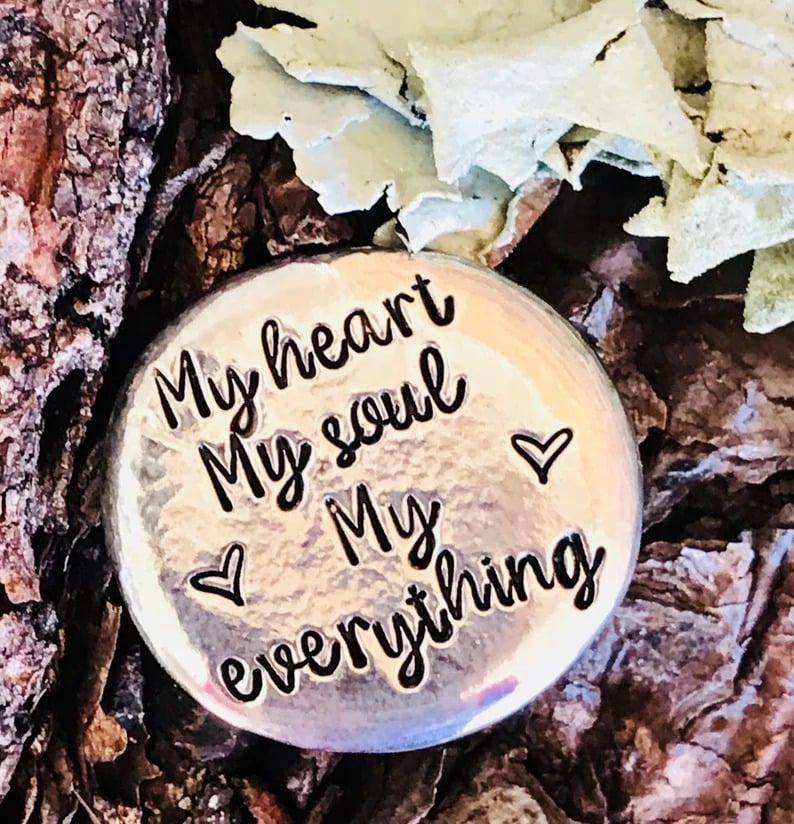 HeartCarry – Handcrafted Pewter Pocket Token