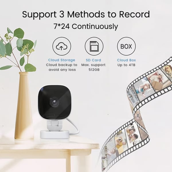 VisionSafe – 24/7 Recording Smart Security Camera