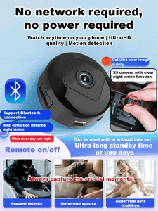 DarkSight – HD Night Vision Mini Camera for 24/7 Monitoring