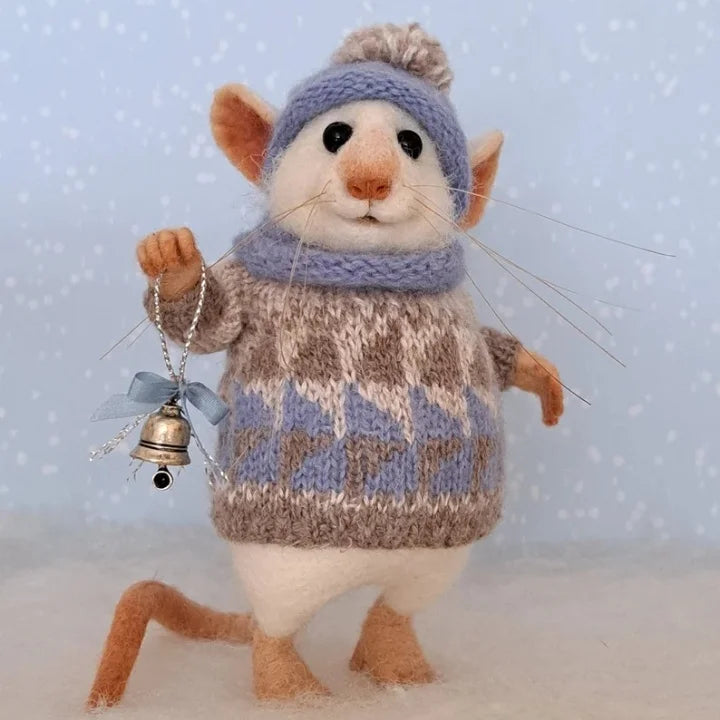 WhiskerWool - Needle Felted Mouse