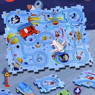 TurboTrail - DIY Educational Track Car Set for Kids