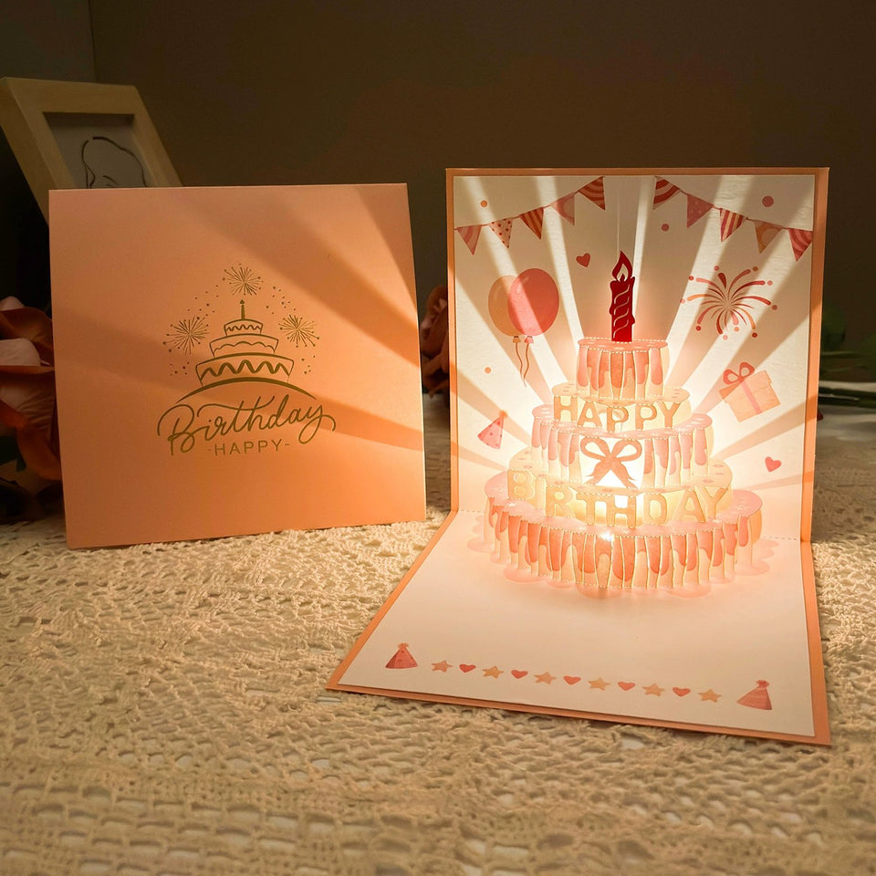 MagicMelody - Light & Music Birthday Greeting Card