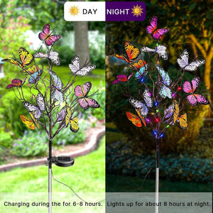 FlutterGlow - Enchanted Solar Butterfly Lights