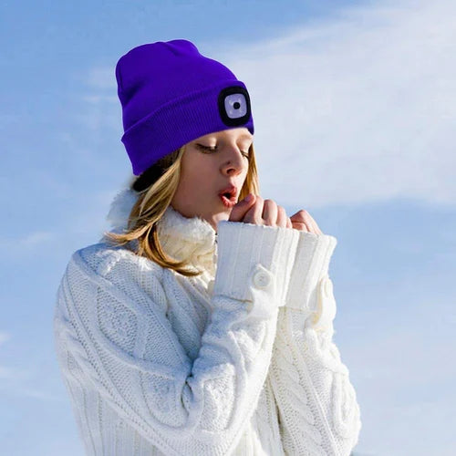 RadiantBeam LED Light Beanie marnetic
