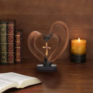 JesusLove - Entwined Hearts Easter Cross