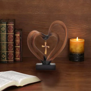 JesusLove - Entwined Hearts Easter Cross