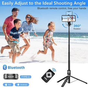 SnapBeam – Extendable Tripod with LED Fill Light