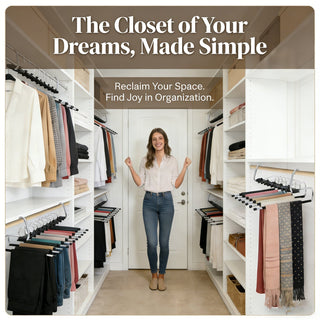 ClosetMax – 9-Tier Hanging Pants Organizer