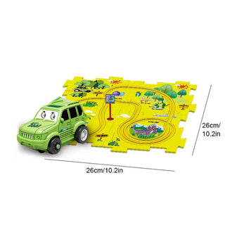 TurboTrail - DIY Educational Track Car Set for Kids