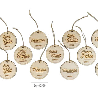 DivineLight  - Inspirational Jesus Advent Ornaments