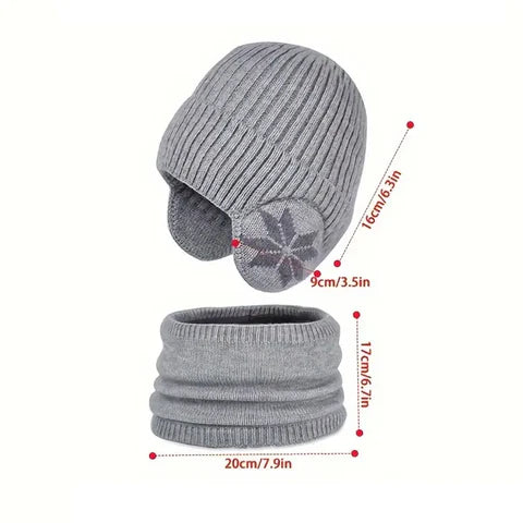 EverWarm - Winter Warm Knit Hat and Scarf Set