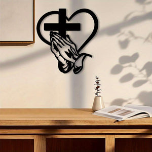 DivineHaven - Inspiring Iron Wall Décor