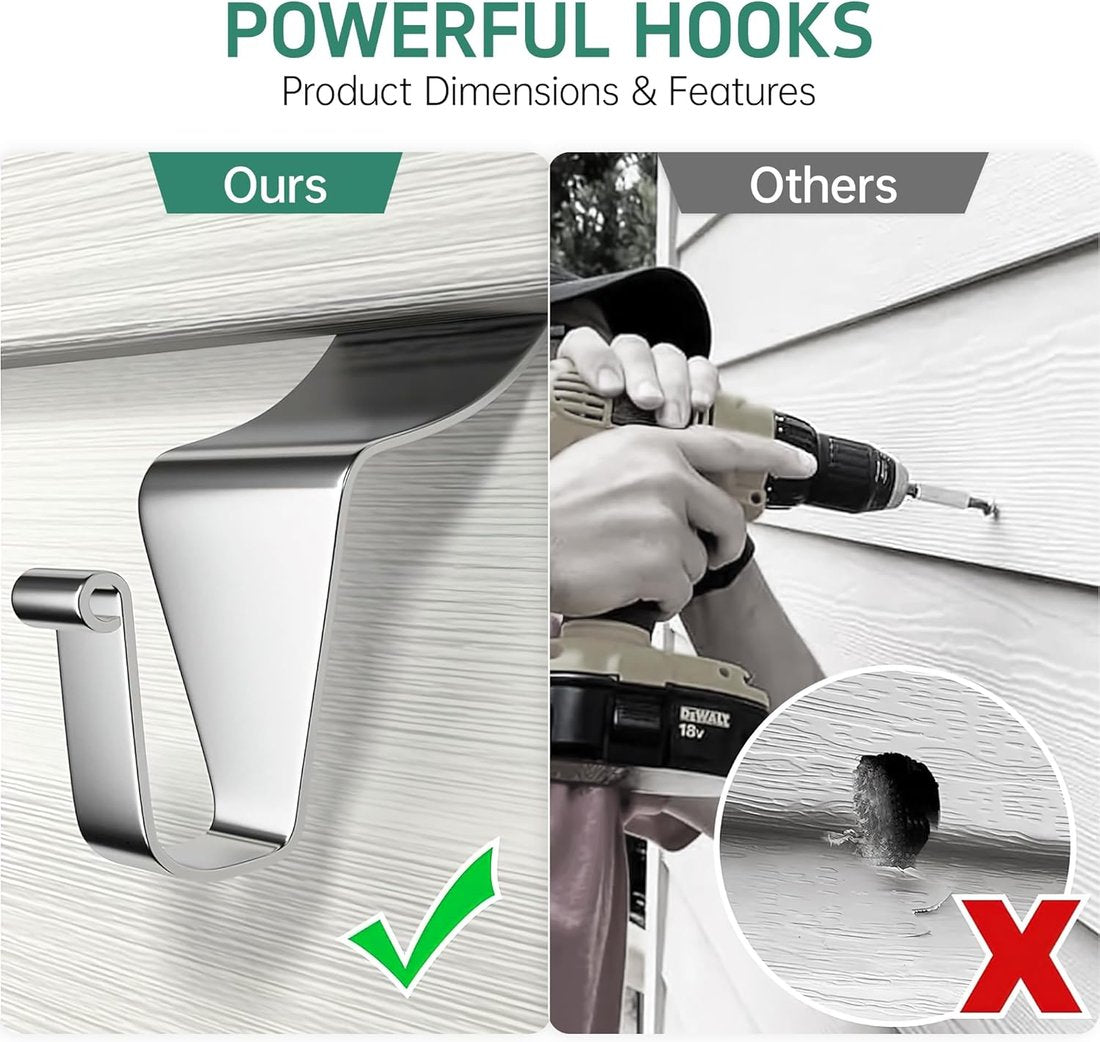 SlideGrip - No-Drill Vinyl Siding Hangers