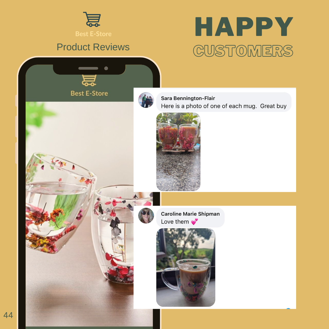 LuxeBloom – Handcrafted Elegant Glass Cups