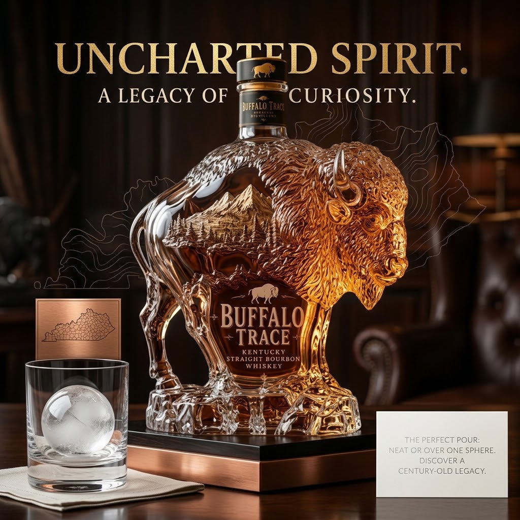 BuffaloCrest – Commemorative Mountain Whiskey Bottle