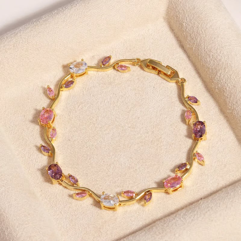 BloomVine – Delicate Rose Bracelet