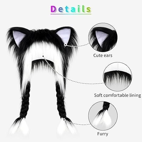 FluffyPaws – Cozy Cat Ear Plush Headwear