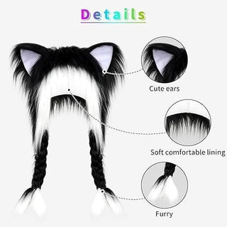 FluffyPaws – Cozy Cat Ear Plush Headwear