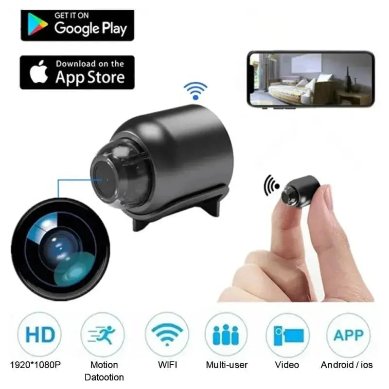 Mini WIFI Camera 1080P HD Night Vision Included marnetic